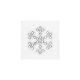 Snowflake crystal sticker - Hópehely  - PRECIOSA kristály matrica