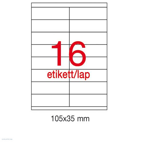 Etikett A1794 35 x 105 mm 500 ív Apli