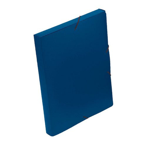 Iratgyűjtő gumis A/4 PP 3cm VIQUEL Essentiel kék