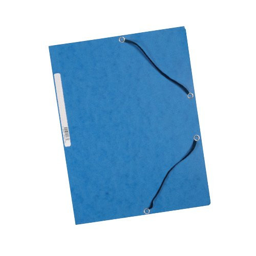 Iratgyűjtő gumis A/4 prespán Q-CONNECT kék