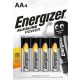 Elem Energizer Power ceruza E91 AA 4db/csm NZAP6A02