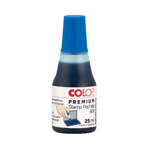 Bélyegzőfesték 25ml Colop 801 Premium kék