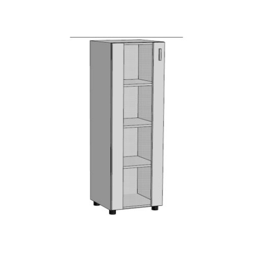 Szekrény 4 rendezős F-4R.02-40, 40x40x143 B barna