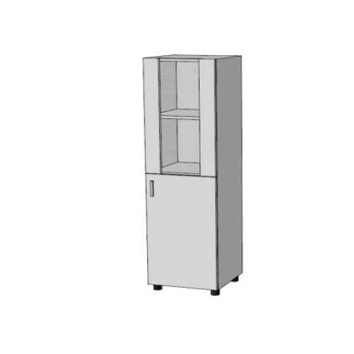 Szekrény 4 rendezős F-4R.24-40, 40x40x143 J barna