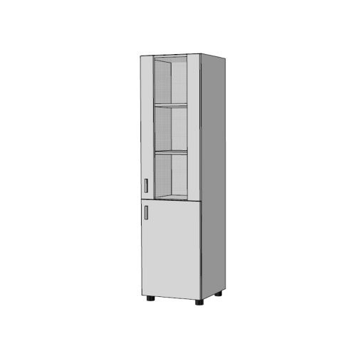 Szekrény 5 rendezős F-5R.24-40, 40x40x179 J barna