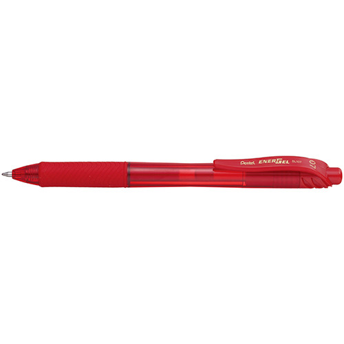 Rollerirón zselés PENTEL EnerGel X BL107 piros