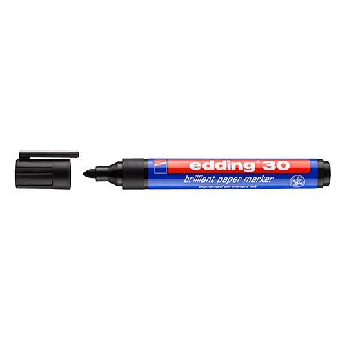 Marker permanent pigment EDDING 30 fekete