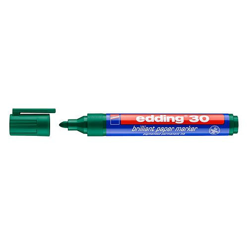 Marker permanent pigment EDDING 30 zöld