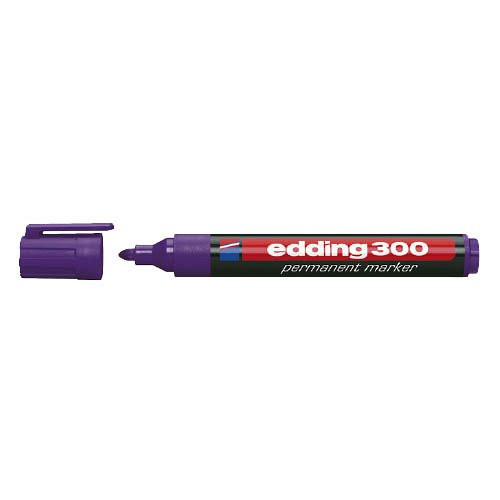 Marker permanent EDDING 300 lila