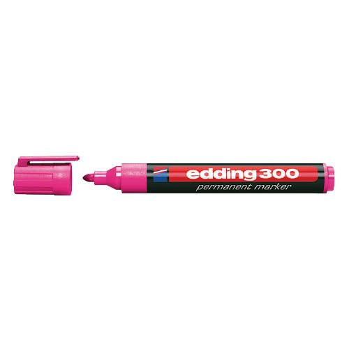 Marker permanent EDDING 300 rózsa