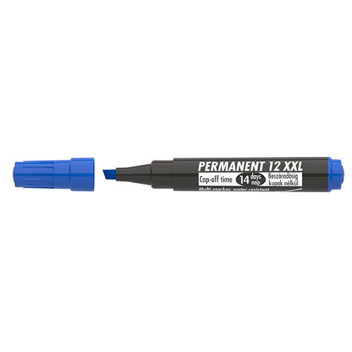 Marker permanent ICO 12 XXL kék