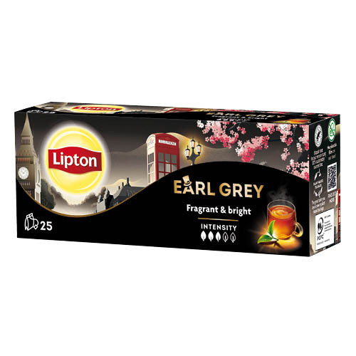 Tea Lipton Earl Grey 25filter/doboz 