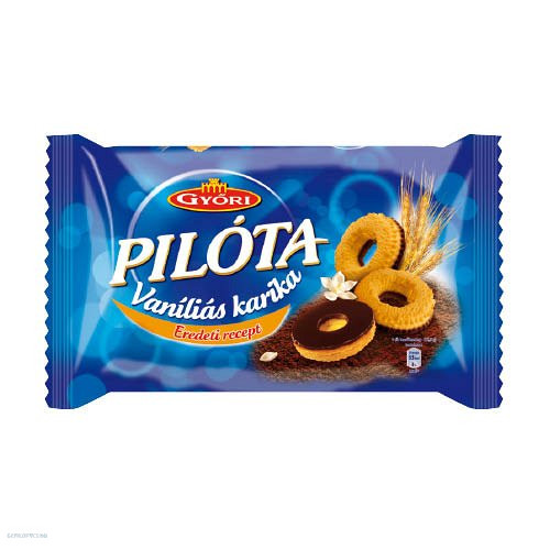 Pilóta vaníliás karika 300 g étcsokis