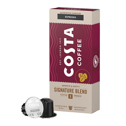 Kávékapszula Nespresso kompatibilis Costa Coffee Signature Blend Espresso 10 x 5,7g 