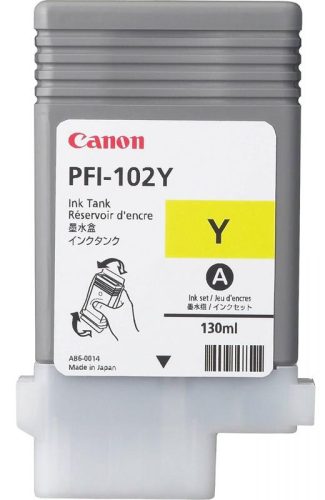 Canon tintapatron PFI-102 sárga