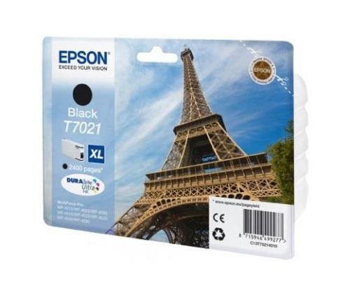 Epson tintapatron T70214010 fekete 2400 old.