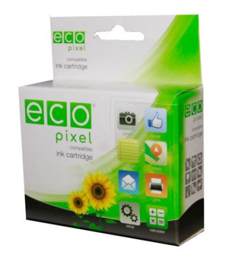 ECOPIXEL tintapatron For Use Canon Pixma IP4950 CLI-526Bk fekete