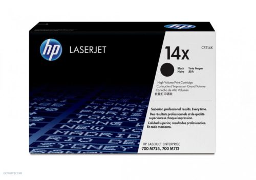 HP lézertoner CF214X fekete 17500 old.