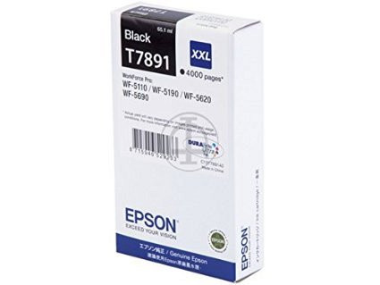 Epson tintapatron T789140 fekete 4000 old.