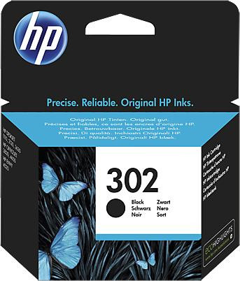 HP tintapatron F6U66AE No.302 fekete 190 old.