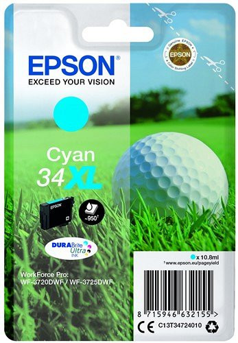 Epson tintapatron T3472 kék 10,8 ml