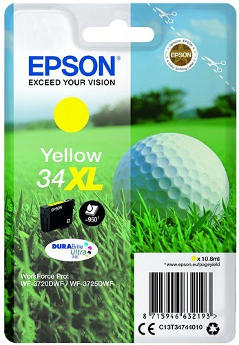 Epson tintapatron T3474 sárga 10,8 ml