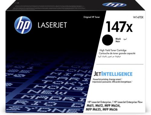 HP lézertoner W1470X No.147X fekete 25.200 old. 