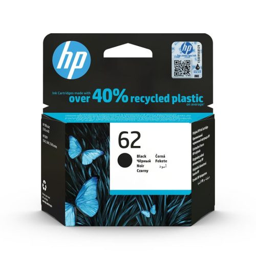 HP tintapatron C2P04AE No.62 fekete 200 old. 