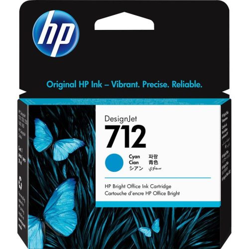 HP tintapatron 3ED67A No.712 kék 29ml 