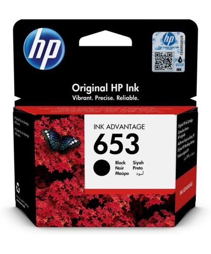 HP tintapatron 3YM75AE No.653 fekete 360 old. 