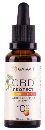 Gaiavit CBD Protect Forte Kendervirág kivonat 10+5%, 30ml