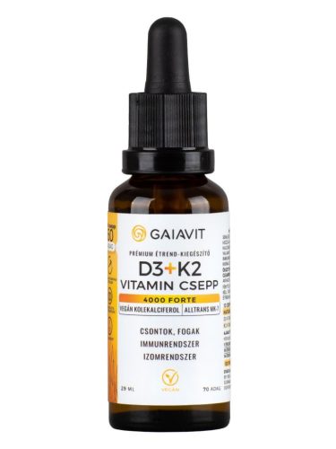 Gaiavit D3+K2 Vitamin csepp 4000 Forte